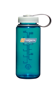 Nalgene Narrow Mouth Sustain Water Bottle Trout Green w/Seafoam Cap 500 ml