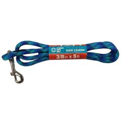 Braided Dog Leash 3/8" X 5 ft w/Swivel Snap-Hook & Handle Neptune