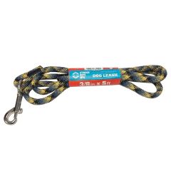 Braided Dog Leash 3/8" X 5 ft w/Swivel Snap-Hook & Handle Rumba