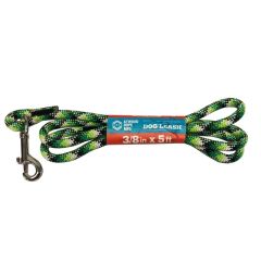 Braided Dog Leash 3/8" X 5 ft w/Swivel Snap-Hook & Handle Surge