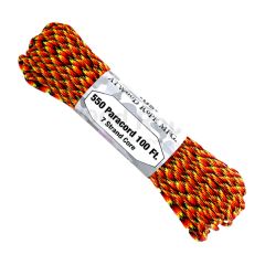 550 Paracord 100ft 7 Strand Core- FireBall