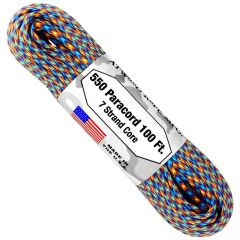 550 Paracord 100ft 7 Strand Core - Fire & Ice