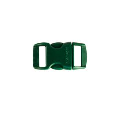 Side Release Paracord Buckle 3/8" Dark Green - 5 Pack