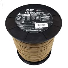 Paracord Spool w/1000ft Tan 550 Paracord 7 Strand Core 