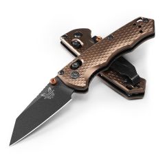 Benchmade Full Immunity Flat Dark Earth Aluminium Handle w/Cobalt Black Blade Finish