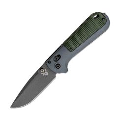 Benchmade Redoubt Green/Grey Grivory w/Black Cerakote Finish