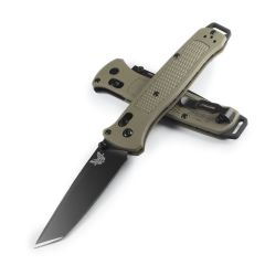 Benchmade Bailout Ranger Green Grivory Handle w/Black Cerakote Blade Finish