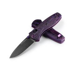 Benchmade Mini Barrage Purple Haze FatCarbon Handle Limited 2025 w/DLC BattleWash Blade Finish