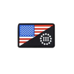 Condor 3 Percenter USA Flag PVC Patch - RWB 2"x 3"