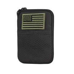 Condor Pocket Pouch w/US Flag Patch - Black