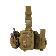 Condor Utility Leg Rig w/Three Detachable Pouches Coyote Brown 