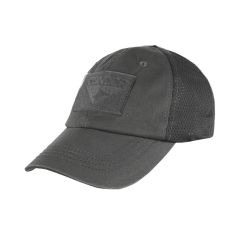 Condor Mesh Tactical Cap w/Hook & Loop Panels - Graphite