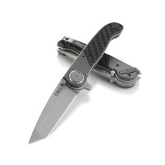 CRKT-M40-02 Tanto Flipper Deadbolt Lock w/Bead Blast Blade 