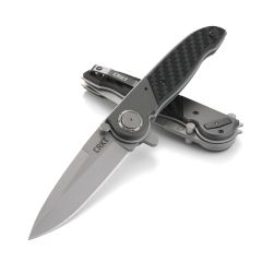 CRKT-M40-03 Spear Point Flipper Deadbolt Lock w/Bead Blast Blade 