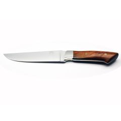 Francois Massyn Large Clip Point Hunter Wild Olive Wood w/Stainless Steel Bolster