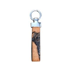 Premium Hand Embossed Leather Key Holder - Buffalo