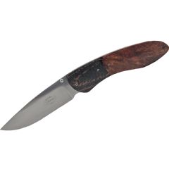 Christo Oosthuizen Gentleman's Folder Maple Wood Handle w/Carbon Fibre Bolster