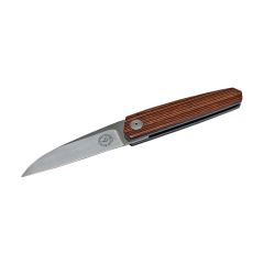 Lourens Prinsloo Slip Joint Folder w/Stabilized Wood Handle