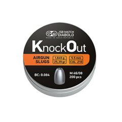 JSB Diabolo Knock Out Slug .218/5.5 mm - 200 Pieces