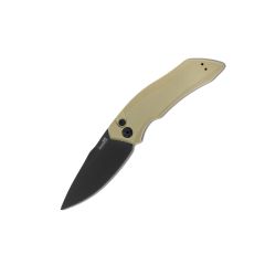 Kershaw Launch 1 Automatic Aluminium Tan Handle w/Black DLC Blade Finish