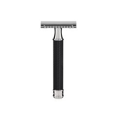 Muhle Safety Razor Closed Comb Black & Chrome                    