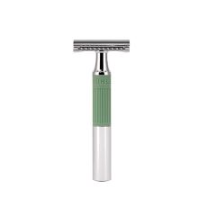 Muhle NEO Safety Razor Closed Comb w/Sage Green & Chrome Handle