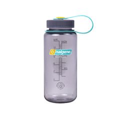 Nalgene Wide Mouth Sustain Water Bottle Aubergine w/Aubergine Cap 400 ml