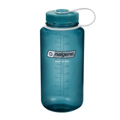 Nalgene Wide Mouth Cadet w/Turquoise Loop-Top 1000 ml