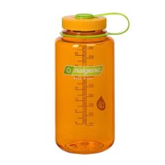 Nalgene Wide Mouth Clementine w/Orange Loop-Top 1000 ml