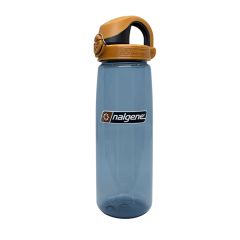 Nalgene On-The-Fly Lock-Top Sustain Bottle Rhino w/Brown/Black Cap 700 ml