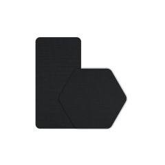 Tenacious Tape GORE-TEX Fabric Hex/Rectangle 2 Black Patches - 1 x Small Hex/1 x Large Rectangle Repair Patch