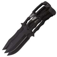 SOG Throwing Knives w/Paracord Set 3 Pcs - Blister