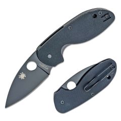 Spyderco Efficient Black G-10 w/Black Blade