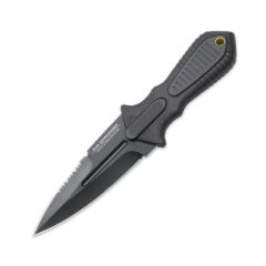 Combat Sub Commander Boot Knife Black w/Boot Sheath