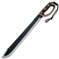 United Cutlery Colombian Rescuer Sawback Survival Machete w/Sheath