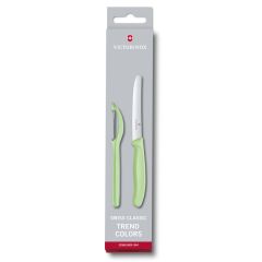 Victorinox Swiss Classic Trend Colours Paring Knife Set w/Universal Peeler 2 Piece