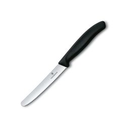 Victorinox Swiss Classic Tomato/Steak Knife Serrated Black - 11cm