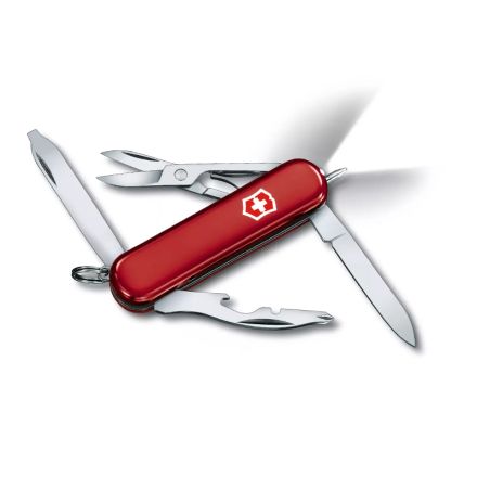 Victorinox Midnite Manager White LED Light Red 58mm