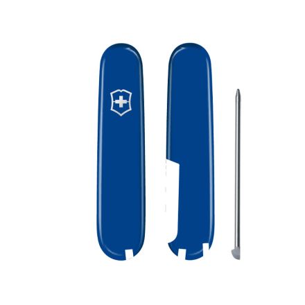 Victorinox Blue Handle Scale Kit For 91mm Swiss Army Knife Plus Ball Pen