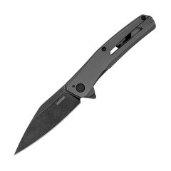 Kershaw 1380 Husker Assisted Flipper Knife 3 Stonewashed Reverse