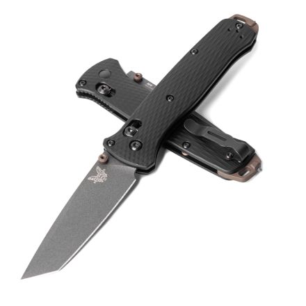 Benchmade Bailout Black Aluminium Handle w/Grey Cerakote Blade Finish