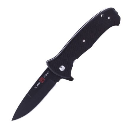 Al Mar S.E.R.E. 2020 Night G-Series Spring Assisted Opening w/Matte Black Ti Finish 3.6