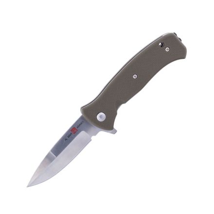 Al Mar Mini S.E.R.E. 2020 OD Green Series Spring Assisted Opening w/Satin Blade Finish 3