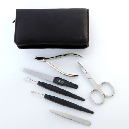 Alpen Professional Manicure Set 6 Piece Black Case