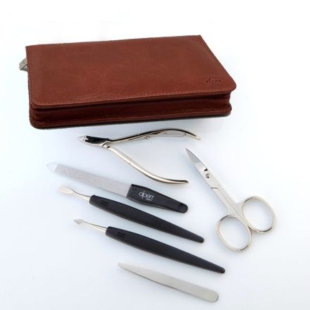 Alpen Professional Manicure Set 6 Piece Brown Case