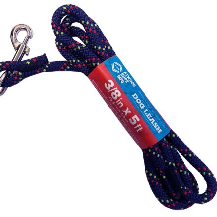 Braided Dog Leash 3/8