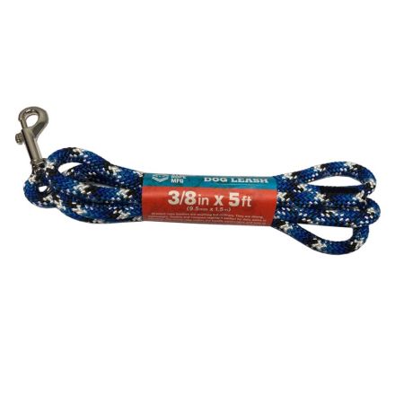 Braided Dog Leash 3/8