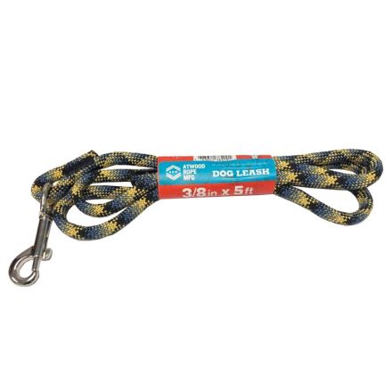 Braided Dog Leash 3/8