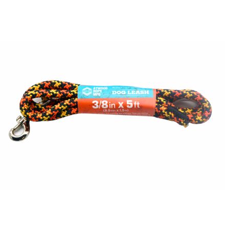 Braided Dog Leash 3/8