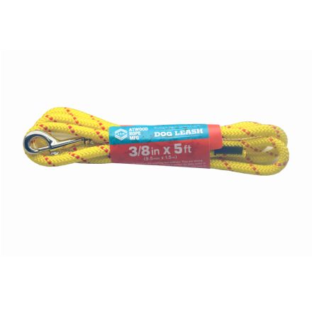 Braided Dog Leash 3/8